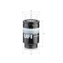 UFI 24A3200 - UFI FILTRO CARBURANTE CATERPILLAR,