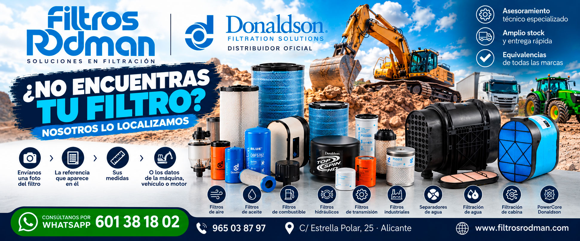 Filtros Rodman