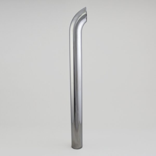 BAJANTE  CURVO 5 PULG DE X 60 PULG CROMO